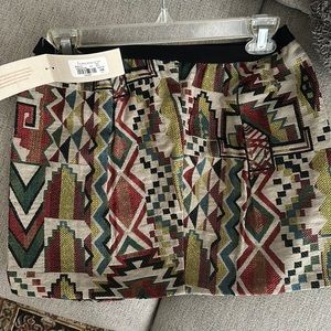 Brand new Francesca’s tapestry skirt size small
